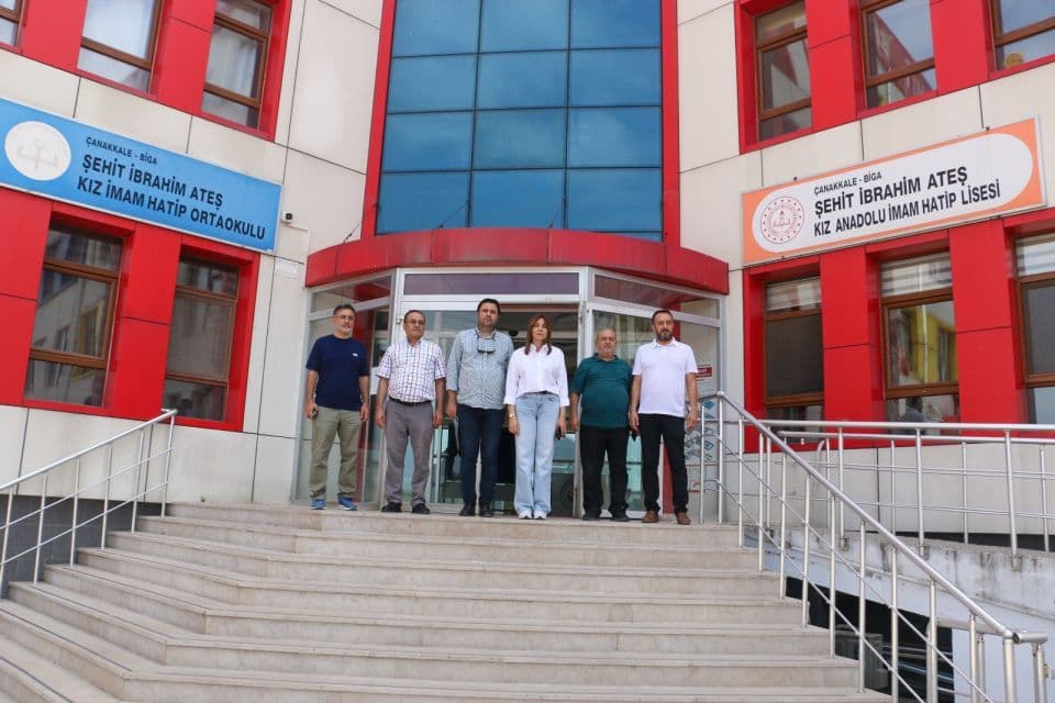 Mine Hayta’nın Biga Eğitim Kurumları Ziyareti Çanakkale’de Gündemde