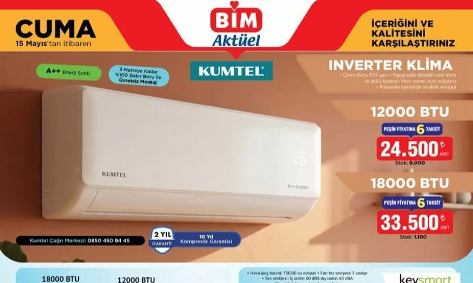 BİM 15 Mayıs Cuma Aktüel Kataloğu
