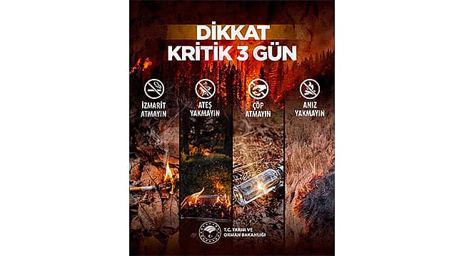 Çanakkale Orman Yangınları Uyarısı: Kritik 3 Gün ve Alınacak Önlemler