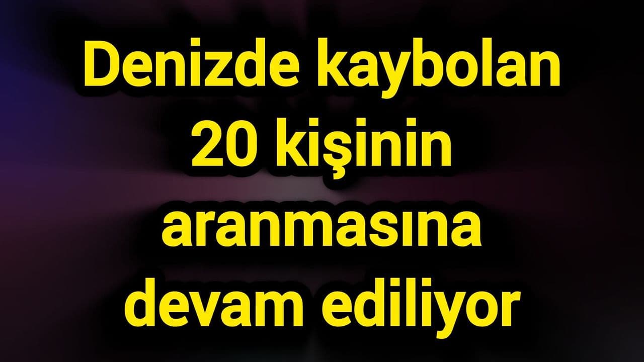 Girne Açıklarında Gemi Faciası: Kayıp 20 Yolcu İçin Umut Arayışı Devam Ediyor