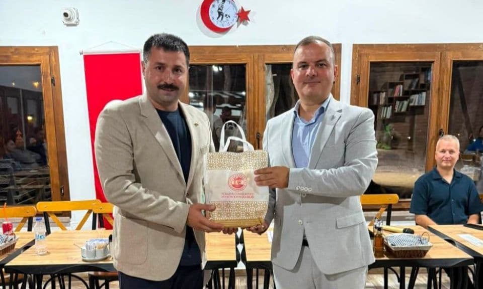 Ayvacık Emniyet Müdürü Mustafa Koç’a Veda Yemeği