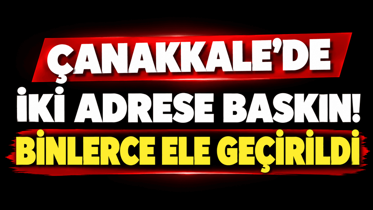 Çanakkale’de 50 Kök Hint Keneviri Ele Geçirildi: Uyuşturucu Operasyonu Detayları