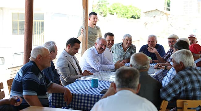 VALİ TORAMAN KARAİNEBEYLİ KÖYÜ'NDE VATANDAŞLARLA BULUŞTU