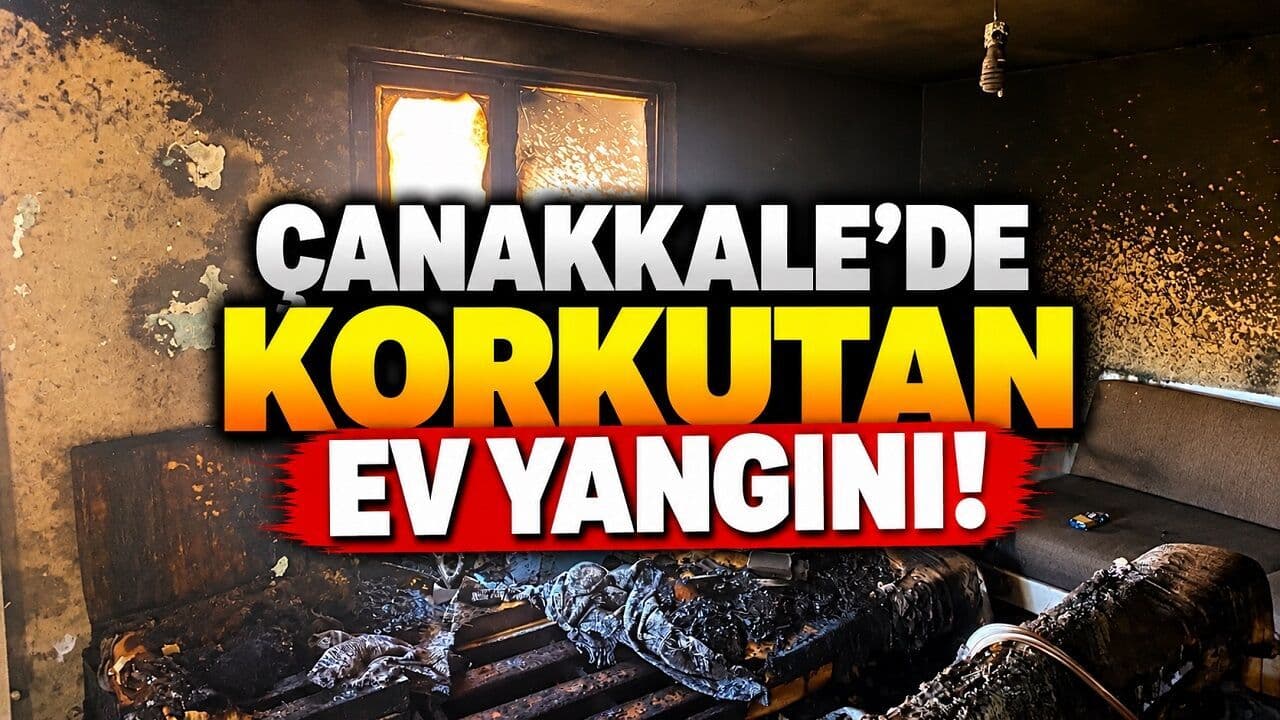 Çanakkale Terzialan’da Ev Yangını: Ekipler Hızlı Müdahale Etti