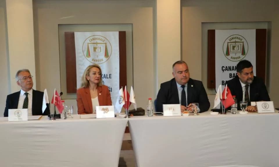 Ege ve Marmara Barolarının Başkanları Çanakkale'de Toplandı