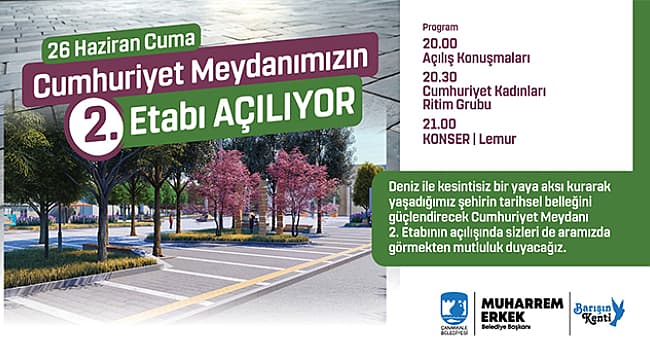 CUMHURİYET MEYDANI 2. ETABI AÇILIYOR