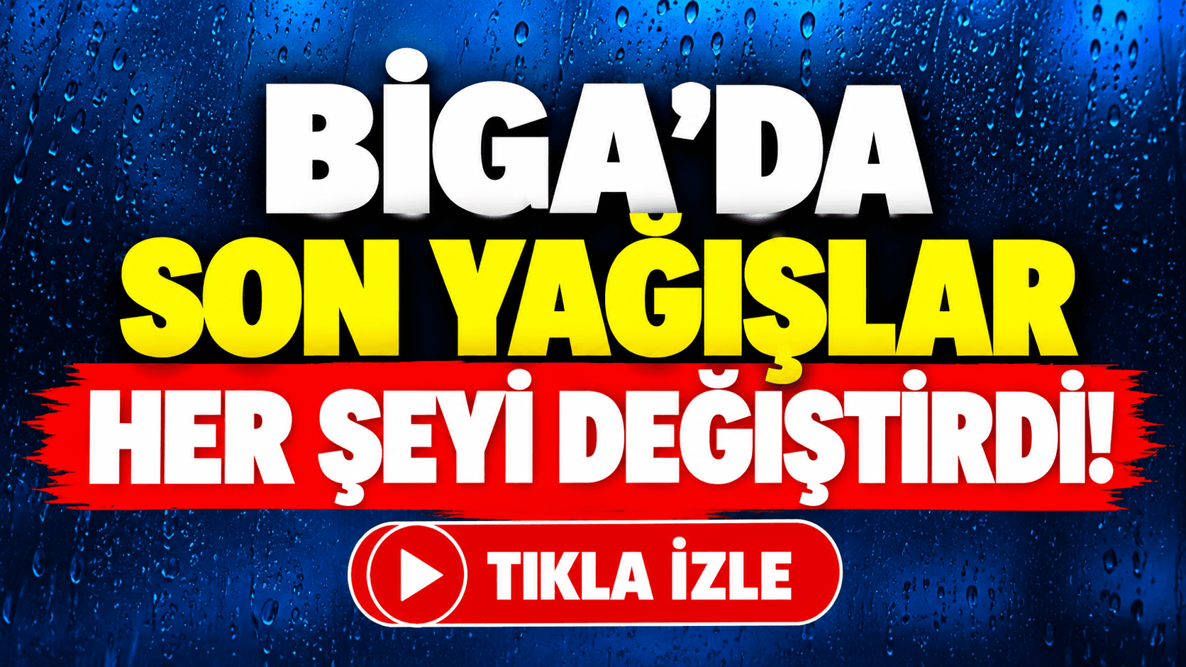 Biga’da son yağışlar göleti yüzde 100 doldurdu, su akışı başladı