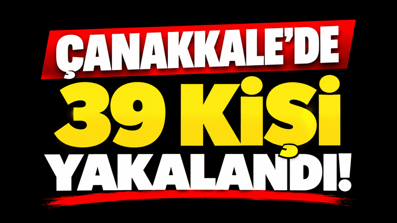 Ezine'de Kapsamlı Düzensiz Göç Operasyonu: 39 Kişi Yakalandı