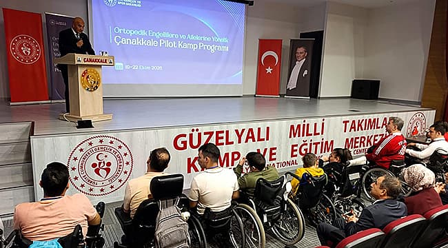Çanakkale Engelli Gençler Kampı Başladı
