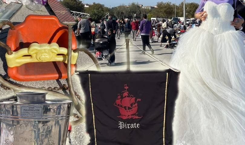 Çanakkale Bit Pazarı’nda Gelinlik ve Pülverizatör Şaşkınlığı