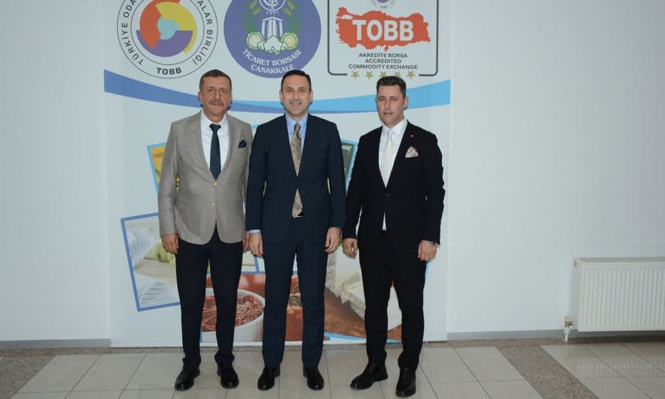 Naim Makas, Çanakkale Ticaret Borsası Yönetimine Tebrik Ziyareti Gerçekleştirdi
