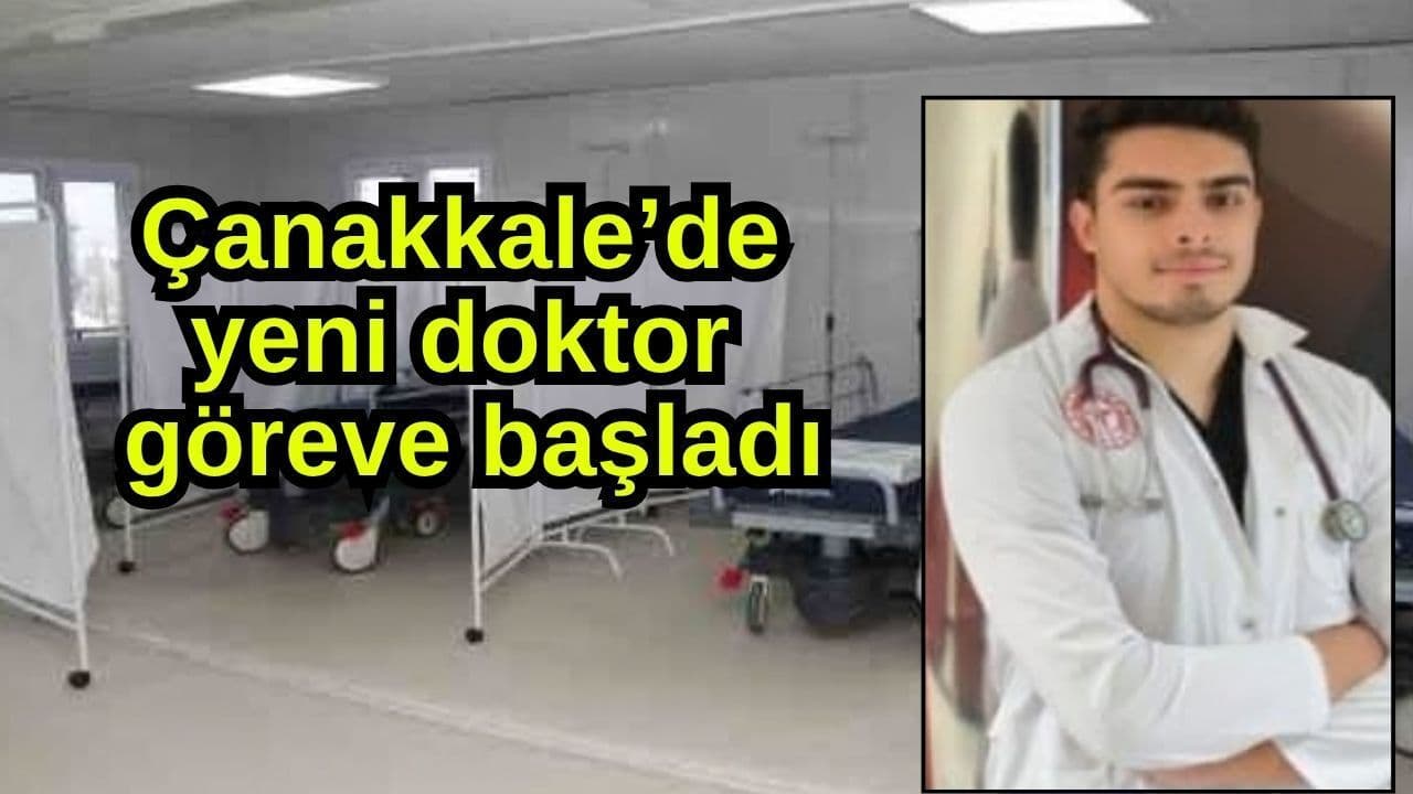 Ayvacık Devlet Hastanesi'nde Yeni Acil Servis Hekimi Dr. Sami Burak Ünsal Göreve Başladı