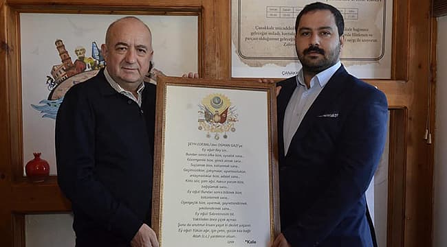 "TEŞEKKÜRLER SAYIN VEKİLİM"