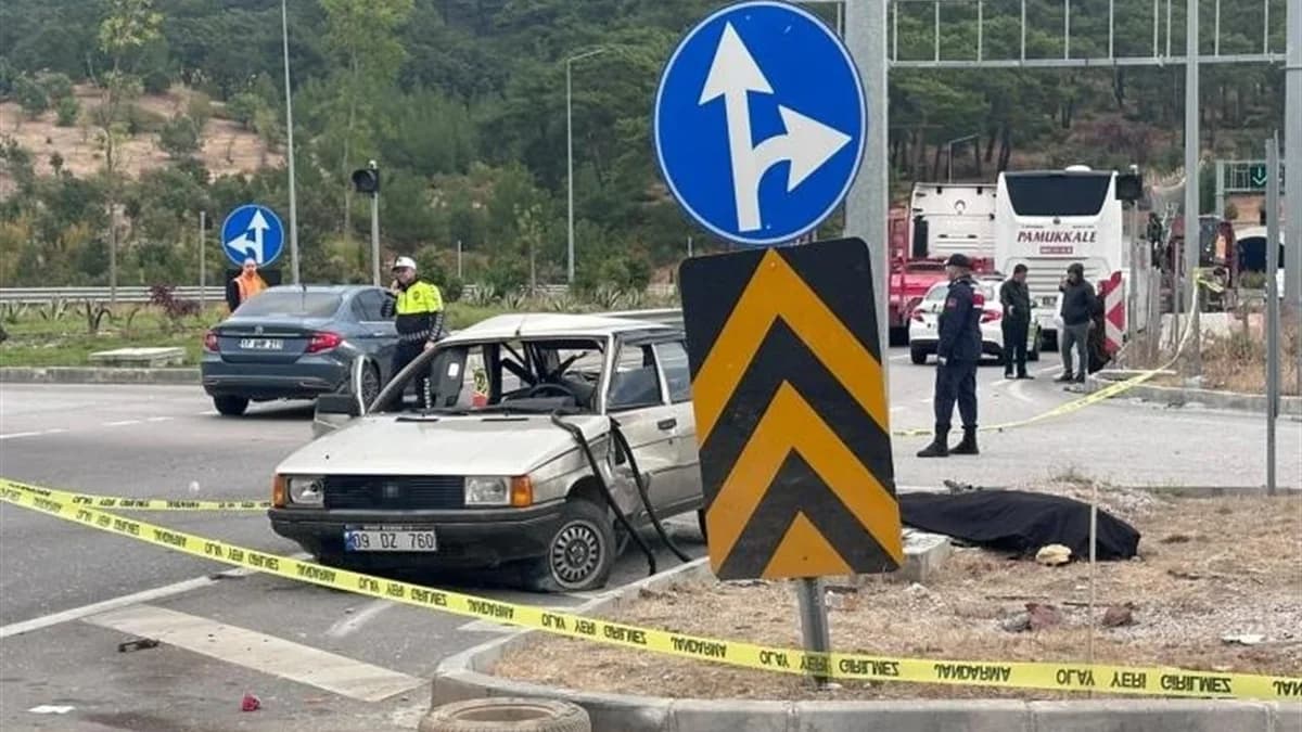 Çanakkale Ayvacık'ta meydana gelen kazada araç ile otobüs çarpıştı, 2 kişi hayata gözlerini yumdu.