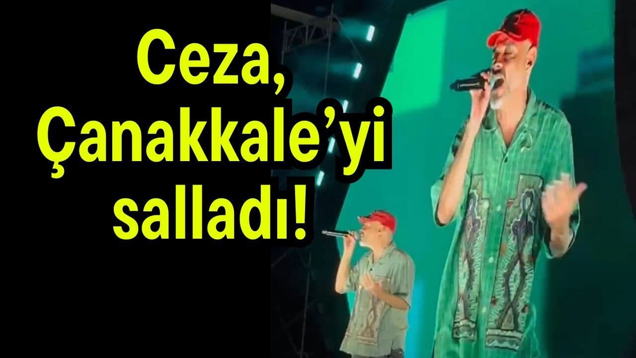 Ceza, Çanakkale’yi salladı! (Video)