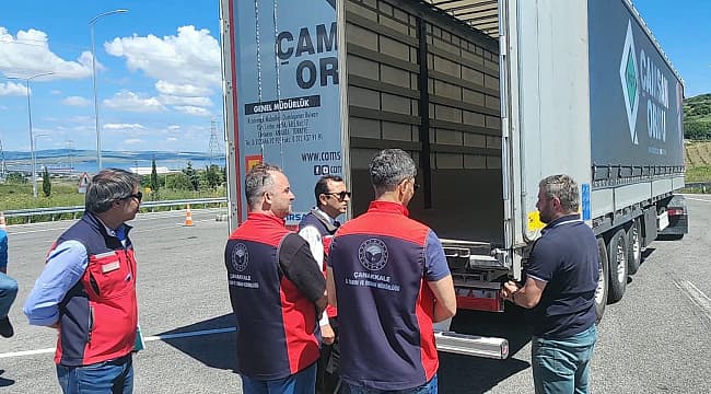 KURBAN BAYRAMI ÖNCESİ ÇANAKKALE'DE DENETİMLER SIKLAŞTIRILDI