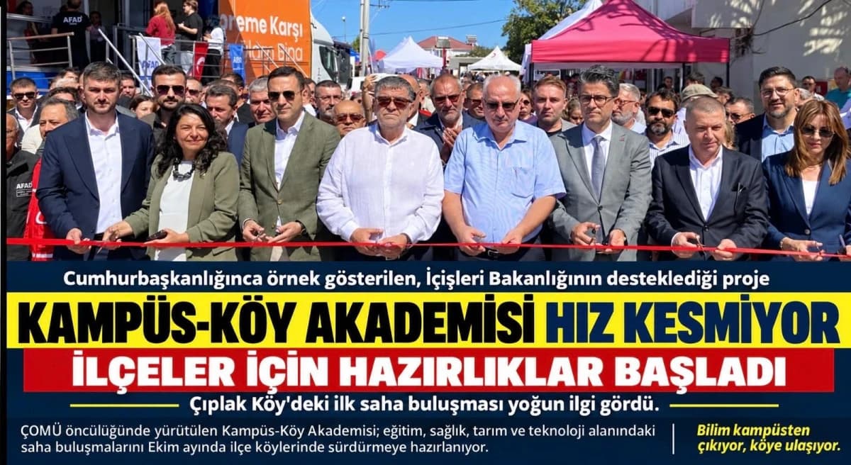 Kampüs-Köy Akademisi hız kesmiyor: İkinci alan buluşması için ilçelerde hazırlıklar başlangıç yaptı