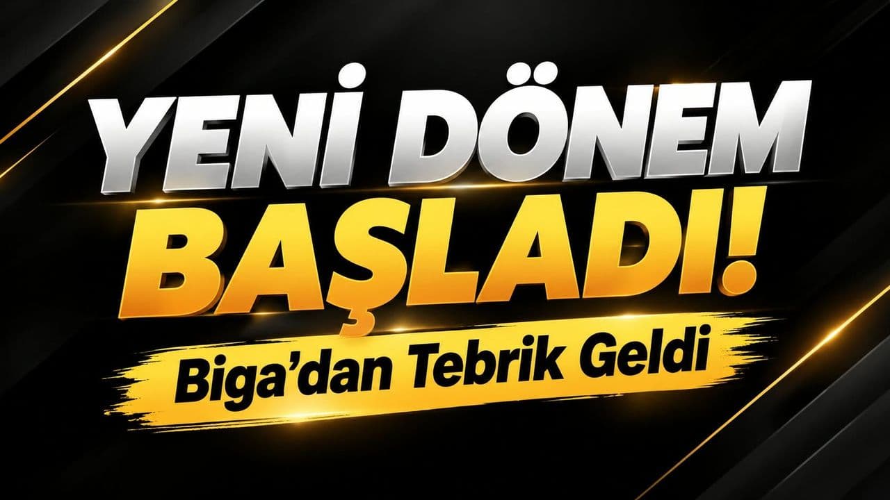 Biga'dan Tebrik: Yeni TESK Dönemi Başladı