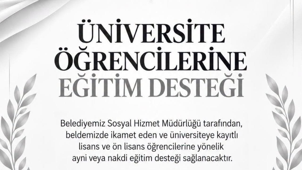 Küçükkuyu Belediyesi'nden Üniversite Öğrencilerine Eğitim Desteği