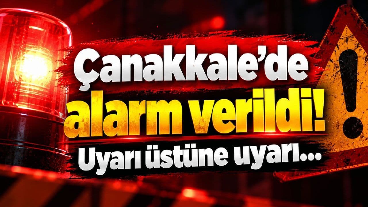 Çanakkale’de Şiddetli Yağış Uyarısı: Biga, Bayramiç, Çan ve Yenice’ye Dikkat
