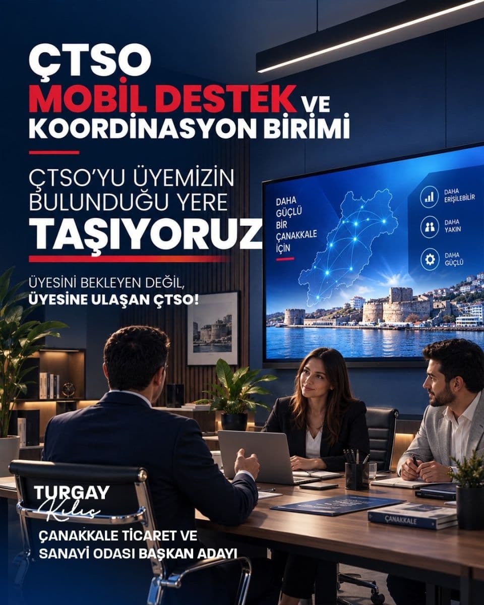 Turgay Kılıç’tan ÇTSO için mobil yardım planı
