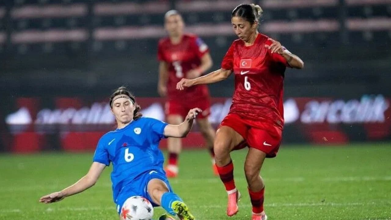 A Milli Kadın Futbol Takımı, Slovenya ile puanları paylaştı