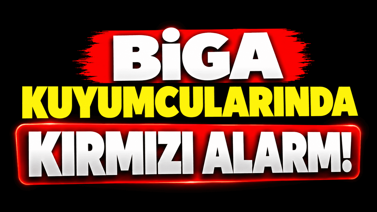 Biga Kuyumcularında Kırmızı Alarm!