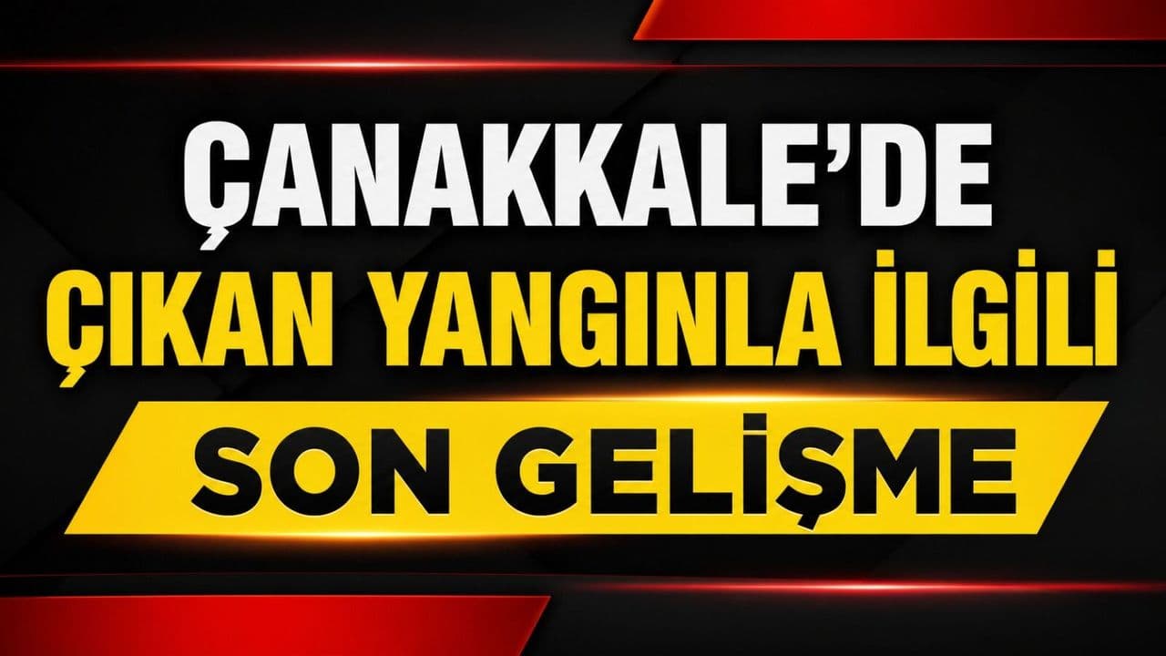 Çanakkale’de Orman Yangını Kontrol Altına Alındı: Son Dakika Gelişme