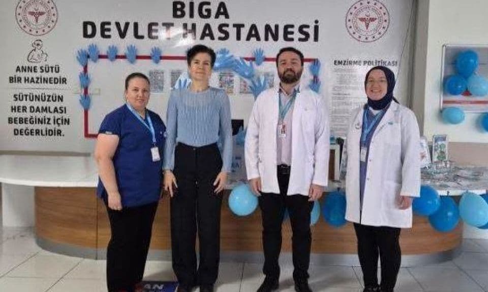 Biga Devlet Hastanesinde Dünya El Yıkama Günü etkinliği