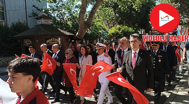 ÇANAKKALE'DE GENÇLİK BAYRAMINA YAKIŞAN YÜRÜYÜŞ