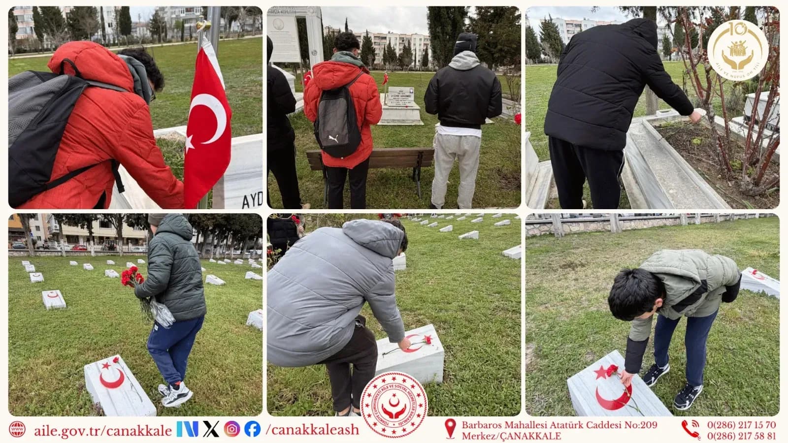 Çanakkale'de Duygu Dolu Anlar: ÇEKOM Çocukları Aziz Şehitlerimizi Yürekten Andı