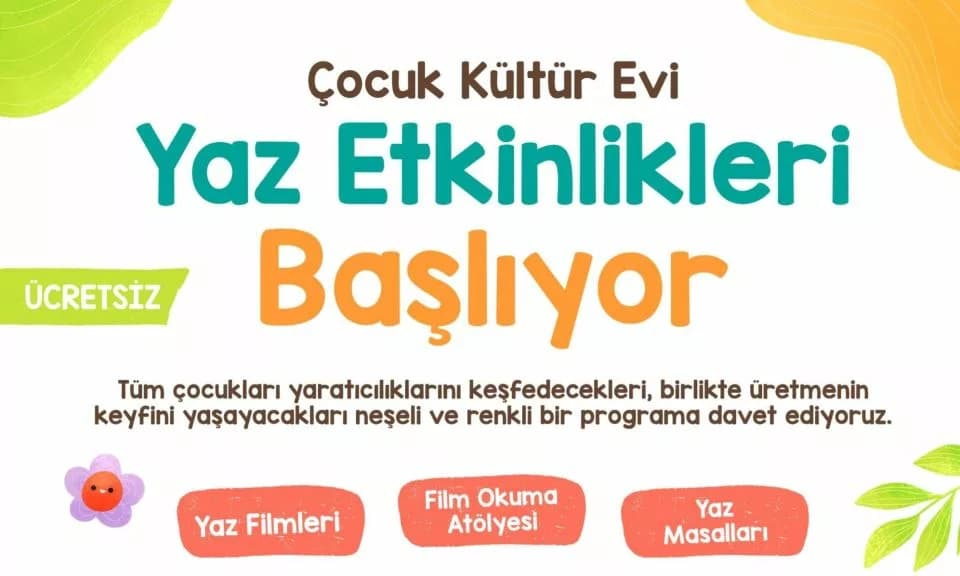 Çanakkale'de Çocuklara Renkli Yaz Programı