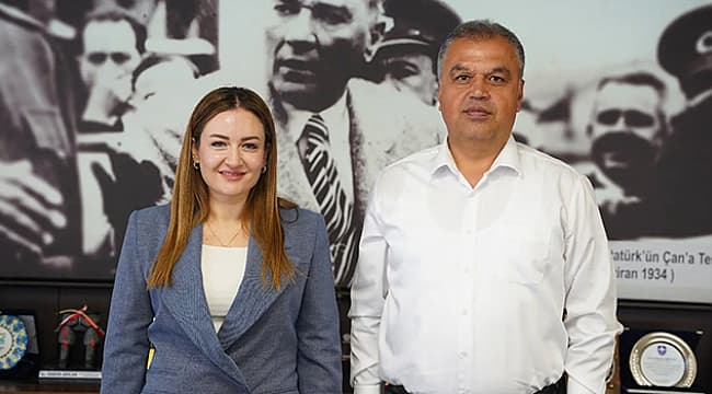 BAŞKAN ARSLAN, ANTALYA BÜYÜKŞEHİR BELEDİYESİ BAŞKANVEKİLİ ÖZDEMİR'İ AĞIRLADI
