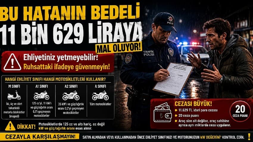 Çanakkale’de Sürücülere Uyarı: Ruhsattaki “CC” Bilgisine Güvenmeyin!