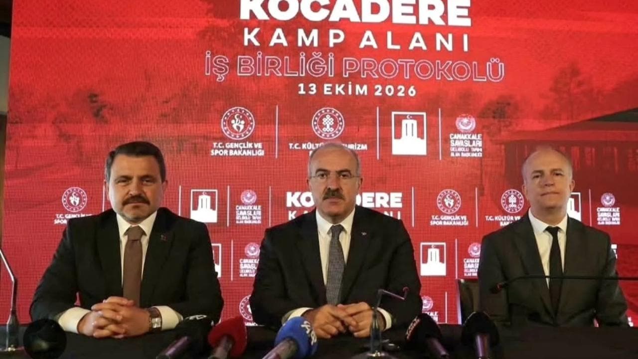 Dev çalışma! 500 Öğrenci kapasiteli Kocadere kamp alanı için imzalar atıldı Gelibolu’da