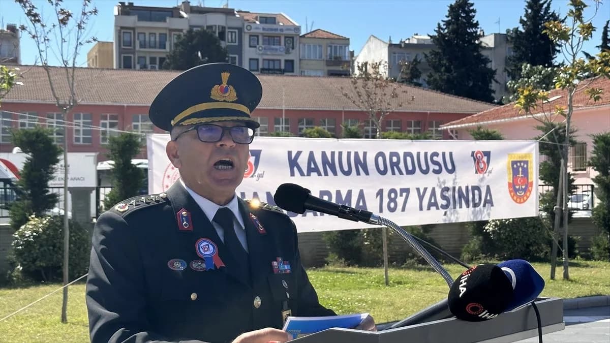 Çanakkale'de Jandarma'nın 187. Kuruluş Yılı Kutlama Töreni