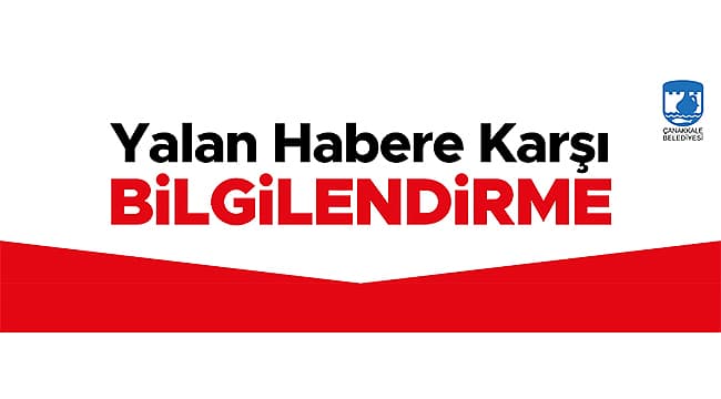ÇANAKKALE BELEDİYESİ'NDEN 'RÜŞVET OPERASYONU' İDDİALARINA YALANLAMA