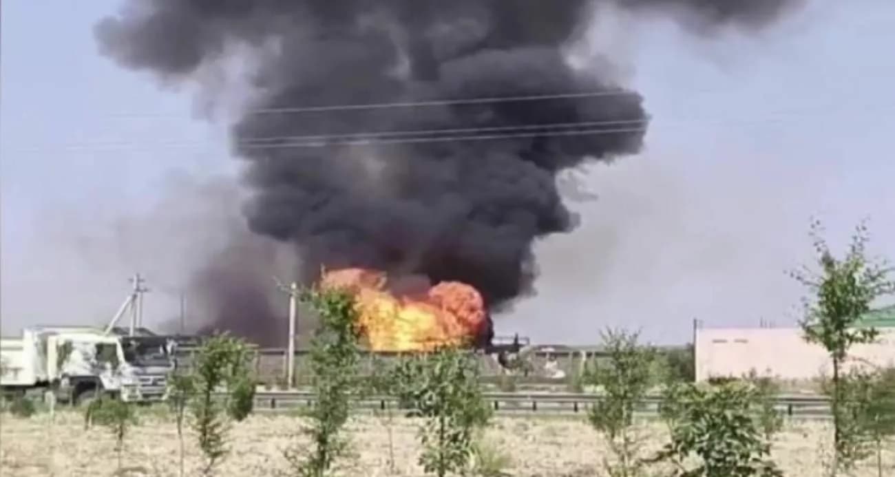 Özbekistan'da Gaz İstasyonunda Patlama