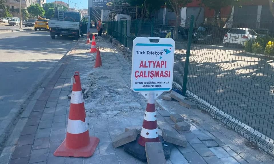 Stadyum Caddesi'nde Altyapı Çalışması Başladı