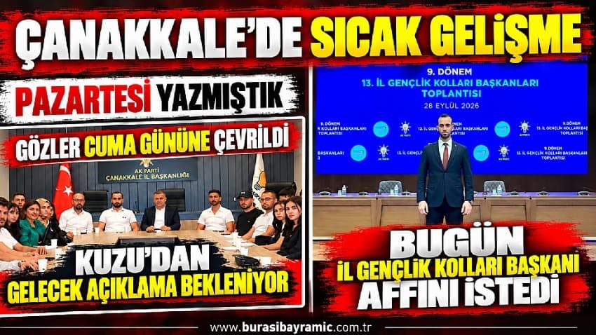 Çanakkale'de Görevden Özür Dileme Günü: Yerel Yetkiliden Açıklama