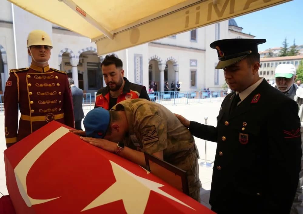 Şehit Jandarma Astsubay Üstçavuş Yusuf Ergün'ün Son Yolculuğu
