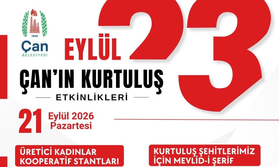Kurtuluş coşkusu start alıyor Çan’da