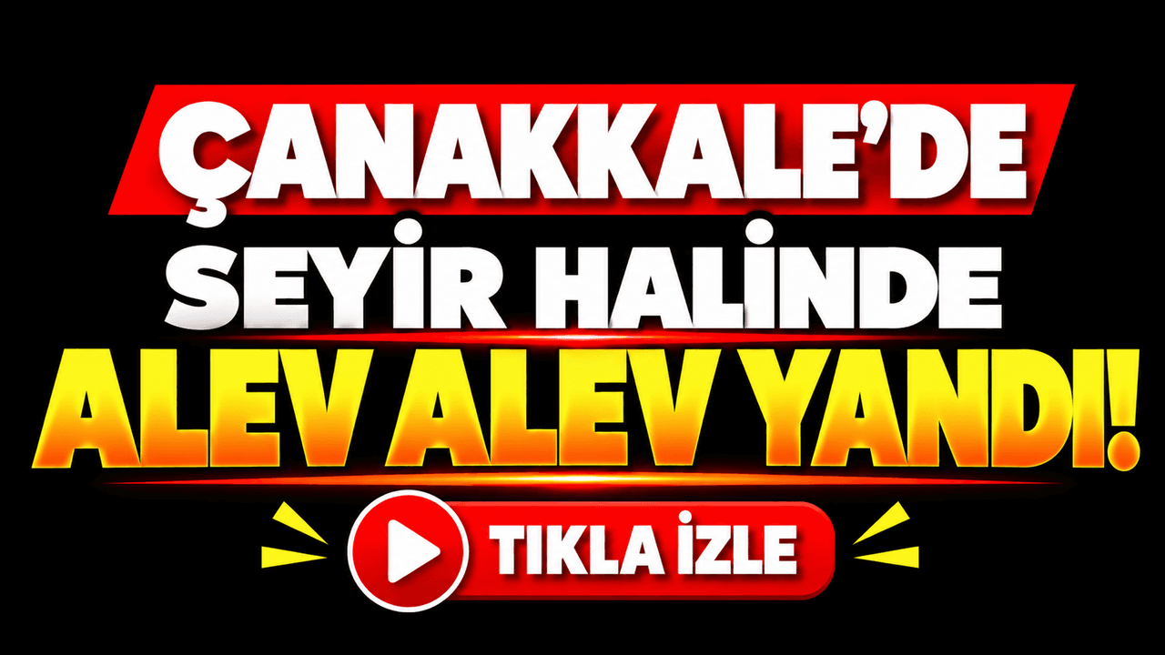 Çanakkale Ayvacık’ta Saman Yüklü Tır Yangını ve Devri – Detaylar