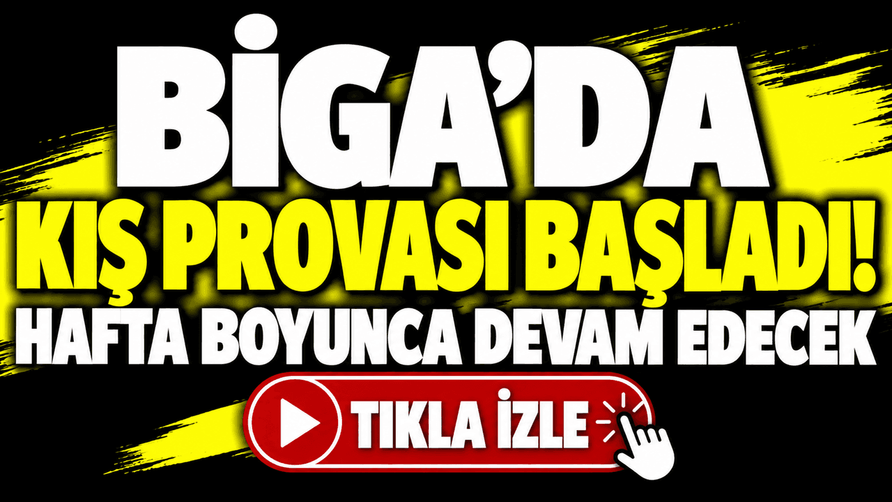 Kış provası start aldı! Hafta süresince devam edecek Biga’da