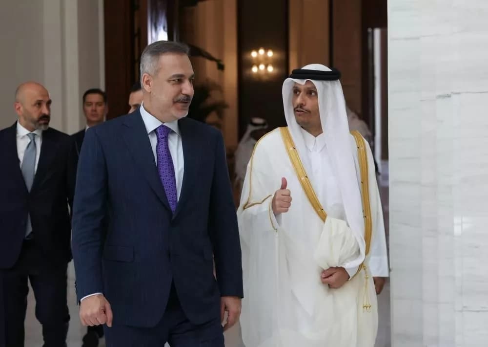 Dışişleri Bakanı Hakan Fidan Katar'a Resmi Ziyarette