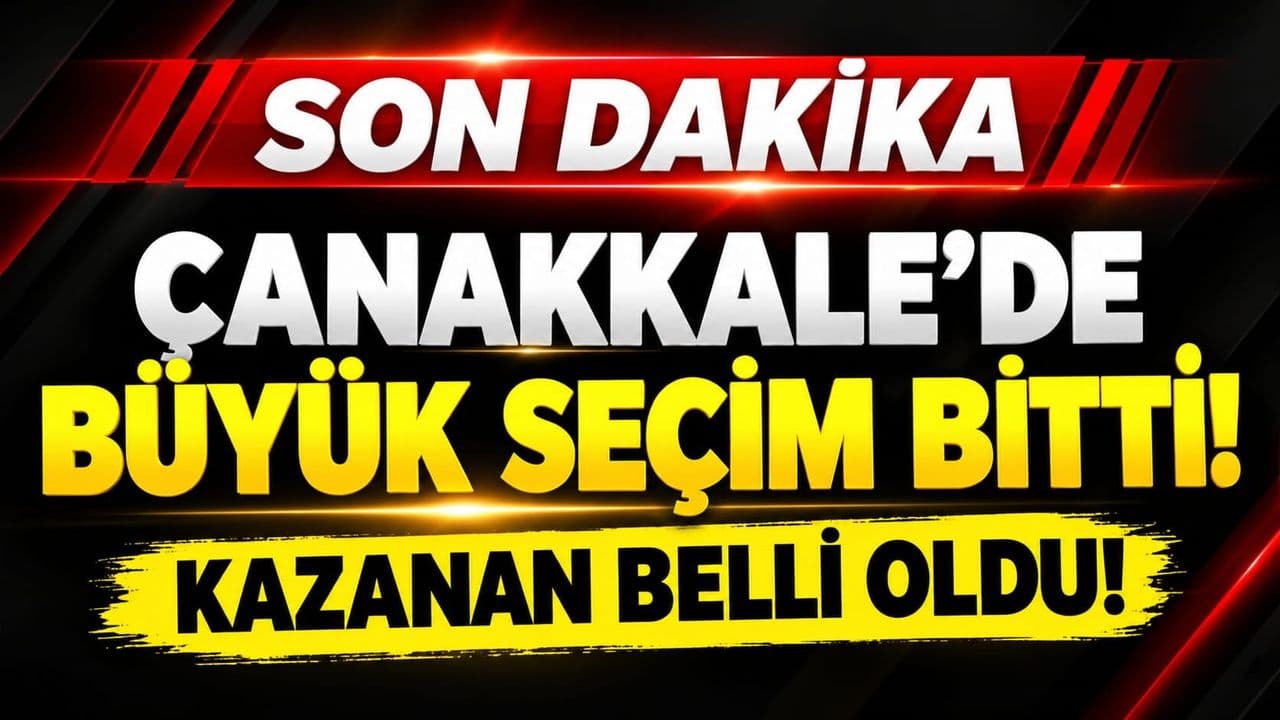 Çanakkale’de Yeni Parti Merkez İlçe Başkanlığı Seçimi Sonuçlandı