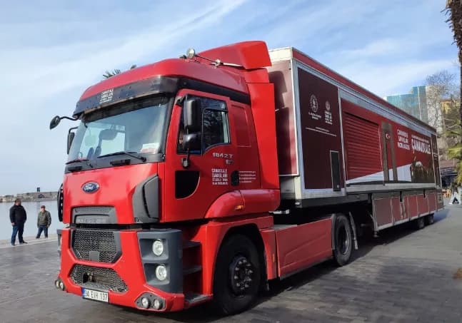 Çanakkale Savaşları Mobil Müzesi Avrupa Turuna Hazırlanıyor