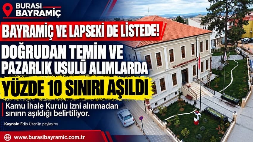 Doğrudan Temin ve Pazarlık Usulü Alımlarda %10 Sınırı Aşıldı