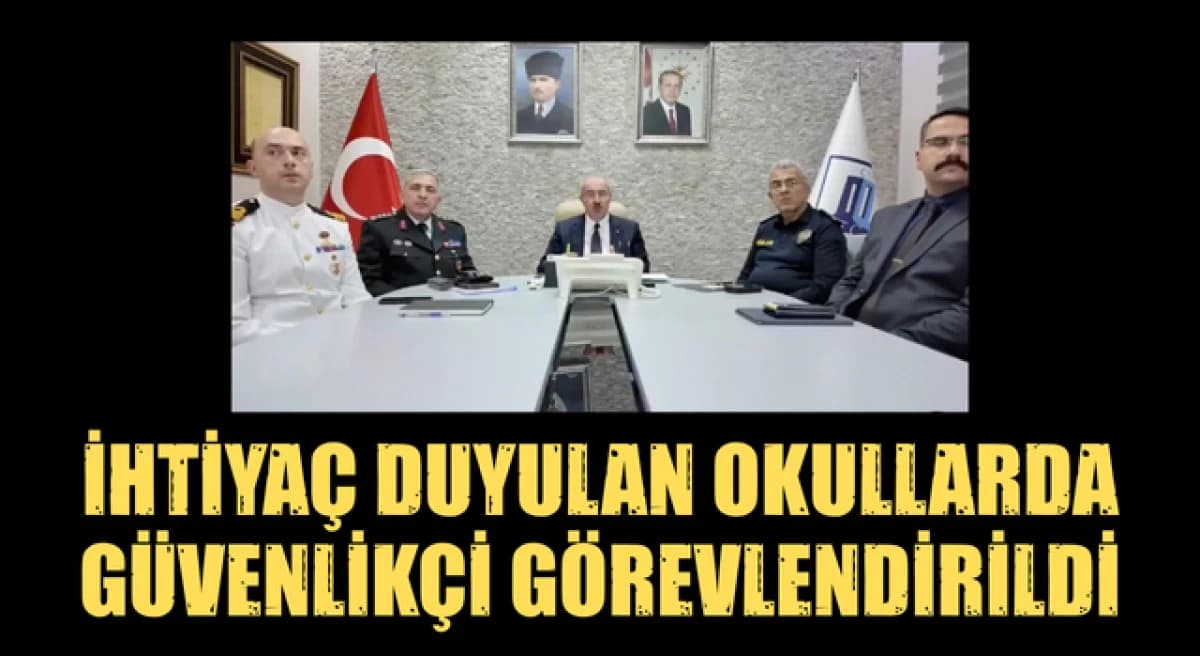 Çanakkale’de Okullarda Güvenlikçi Görevlendirildi