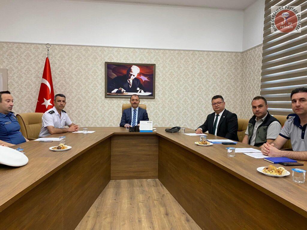 Orman Yangınları İle Mücadele Toplantısı Yapıldı